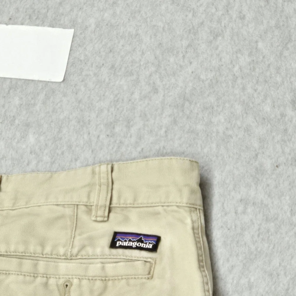 Patagonia Men Pants 34 REG Beige Chino Duck Organic Cotton 30